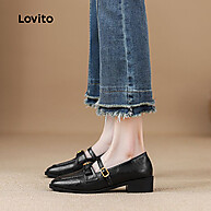 Sapato de Couro Preto Lovito: Elegância e Conforto - imagem 2