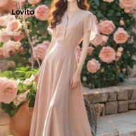 Vestido Rosa Lovito: Elegância e Conforto! - imagem 2