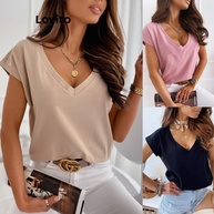 Camiseta Decote V Lovito: Elegância e Conforto - imagem 2
