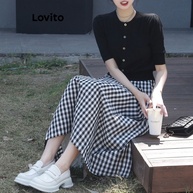 Saia Xadrez Lovito: Elegância e Conforto - imagem 2