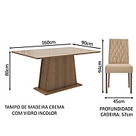 Sala de Jantar Rafaela Madesa: Elegância e Conforto - imagem 2