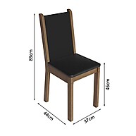 Sala de Jantar Tifani Madesa: Elegância e Conforto - imagem 2