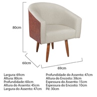 Poltrona Marilia: Elegância e Conforto! - imagem 2