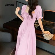 Vestido Lovito Roxo: Elegância e Conforto! - imagem 2