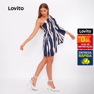 Vestido Listrado Ombro Só: Elegância e Conforto! - imagem 2