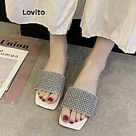 Sandália Lovito Strass: Elegância e Conforto! - imagem 2