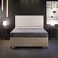 Cabeceira Cama Box Casal 140 cm Vicenza com Tachas – Elegância e Conforto - imagem 2