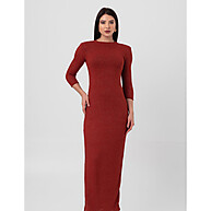 Vestido Tricot Midi Vermelho: Elegância e Conforto - imagem 2