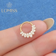 Piercing Argola Aço Cirúrgico Zircônia: Elegância e Conforto - imagem 2