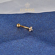 Piercing Curvo Titânio com Zircônias – Elegância e Conforto - imagem 2