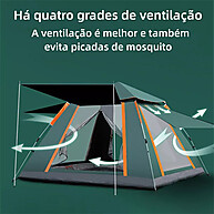 Barraca Camping JOYFOX 4/5 Pessoas: Espaço e Conforto! - imagem 2