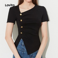 Camiseta Lovito Assimétrica: Estilo e Conforto! - imagem 2
