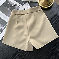 Shorts Lovito Assimétrico: Estilo e Conforto! - imagem 2