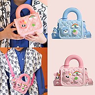 Mochila Infantil H'maston EVA01 Rosa e Azul – Estilo e Conforto - imagem 2