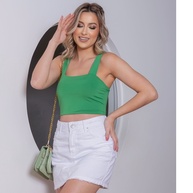 Cropped Verde Bandeira: Estilo e Conforto! - imagem 2