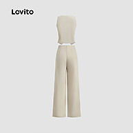 Lovito Tops Casuais com Zíper e Botão – Estilo e Conforto - imagem 2