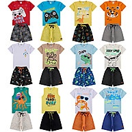 Kit Roupas Infantil Menino Verão – 10 Peças com Estilo e Conforto - imagem 2