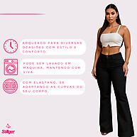 Calça Flare Jeans: Estilo e Conforto! - imagem 2