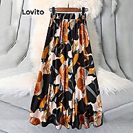 Saia Boho Floral Lovito LNL67277: Estilo e Conforto - imagem 2