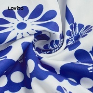 Vestido Boho Azul Lovito: Estilo e Conforto! - imagem 2