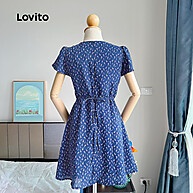Vestido Boho Ditsy Floral com Cadarço Lovito: Estilo e Conforto - imagem 2
