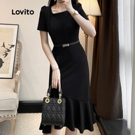 Vestido Preto Elegante Lovito: Estilo e Conforto - imagem 2