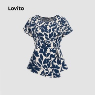 Blusa Boho Plissada Lovito: Estilo e Conforto! - imagem 2