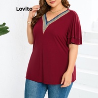 Camiseta Plus Size Lovito: Estilo e Conforto! - imagem 2
