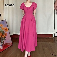 Vestido Boho Xadrez Lovito: Estilo e Conforto! - imagem 2