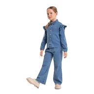 Camisa Jeans Infantil Menina: Estilo e Conforto! - imagem 2