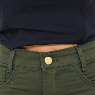 Calça Flare Verde Militar: Estilo e Conforto! - imagem 2