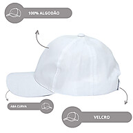 Boné Branco Liso Silk: Estilo e Conforto! - imagem 1