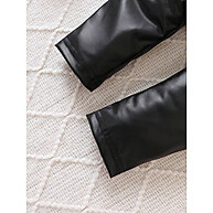 Legging Infantil de Couro Sintético: Estilo e Conforto! - imagem 1
