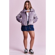 Jaqueta Puffer Veludo: Estilo e Conforto! - imagem 2