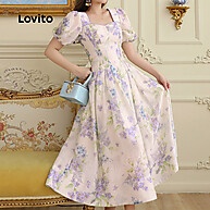 Vestido Floral Lovito Resort Verão - Estilo e Conforto - imagem 2