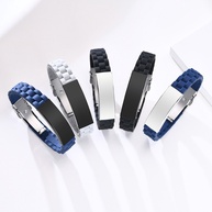 Pulseira Masculina Personalizada Vnox: Estilo e Conforto - imagem 2