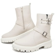 Coturno Feminino Off White: Estilo e Conforto! - imagem 2