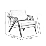 Poltronas Decorativas Mona: Luxo e Conforto! - imagem 2