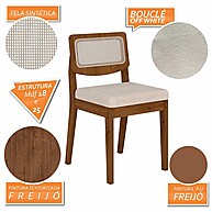 Cadeiras Bari: Kit 4 Design Moderno e Conforto - imagem 2