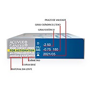 Acuvue Oasys Astigmatismo: Visão Nítida e Conforto - imagem 2
