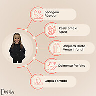 Jaqueta Corta Vento Infantil: Proteção e Conforto! - imagem 2