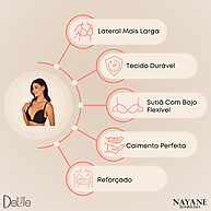 Sutiã Decote U Profundo: Realce e Conforto! - imagem 2
