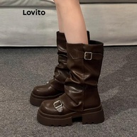 Bota Lovito Marrom: Estilo Retrô e Conforto! - imagem 2