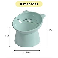 Comedouro Elevado para Gatos: Saúde e Conforto! - imagem 1