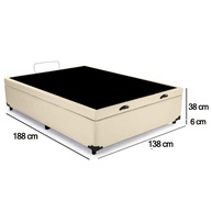 Cama Box Baú Casal Serene Bege 138x188: Sofisticação e Conforto - imagem 2