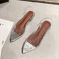 Sandálias Transparentes: Strass e Conforto! - imagem 2