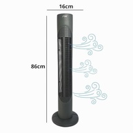 Ventilador Torre Silencioso Cinza 86cm - 3 Velocidades | Potência e Conforto em um Design Moderno - imagem 3