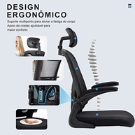 Cadeira de Escritório Presidente Ergonômica Eurynom – Conforto e Estilo para o Seu Ambiente de Trabalho - imagem 4