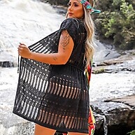 Saída de Praia Tricot: Estilo & Conforto! - imagem 1