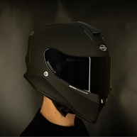 Capacete Mormaii New Pro Preto Fosco: Segurança e Conforto com Viseiras Fumê e Transparente - imagem 3